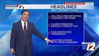 WPRI 12 Weather Now 2/16/26 Active Weather Week Ahead