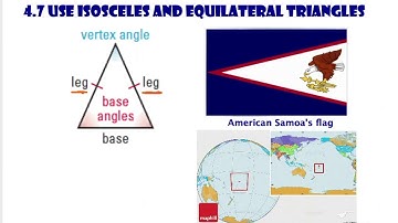 4.7 Use Isosceles and Equilateral Triangles