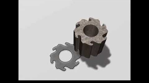 Korea technology - 3D Interlocking Retaining wall blocks