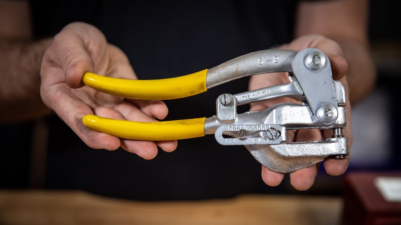 VIDEO: How to Use a Handheld Hole Punch Tool to Cut Holes for