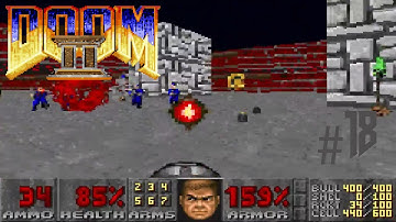 GBA Doom 2.Map 34(Secret Level)