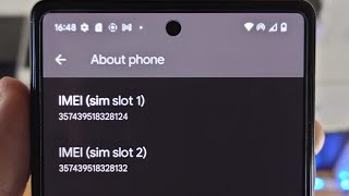 ANY Google Pixel How To Check IMEI number
