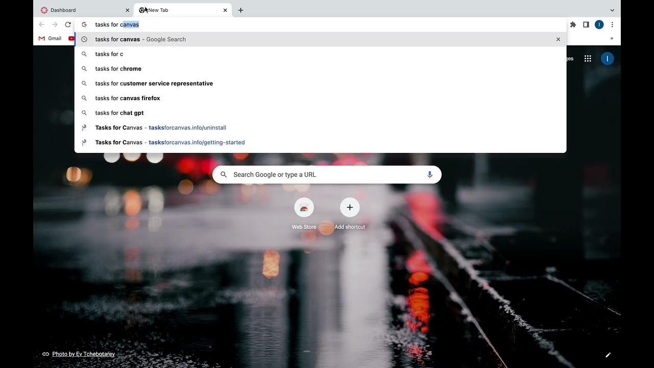 Tasks for Canvas YouTube