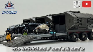 D - ASSAULT SPECIALIZED: Diaclone (D)-VEHICLES / SET 1 & SET 2 simple playthrough