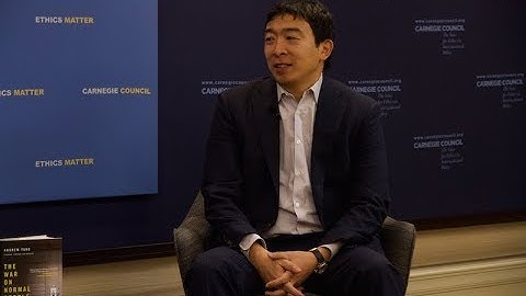 Global Ethics Forum: The Case for Universal Basic Income, with Andrew Yang