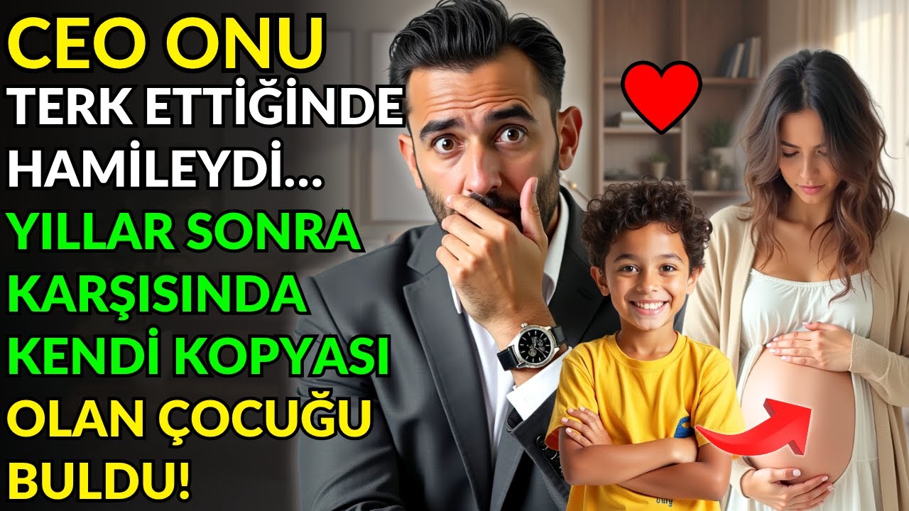 CEO ONU TERK ETTİĞİNDE HAMİLEYDİ… YILLAR SONRA KARŞISINDA KENDİ KOPYASI OLAN ÇOCUĞU BULDU!