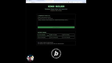 BingoBuilder.xyz – Bolt Hackathon One-Shot Challenge Submission