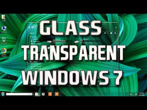 Get Glass Transparent look in Windows 7