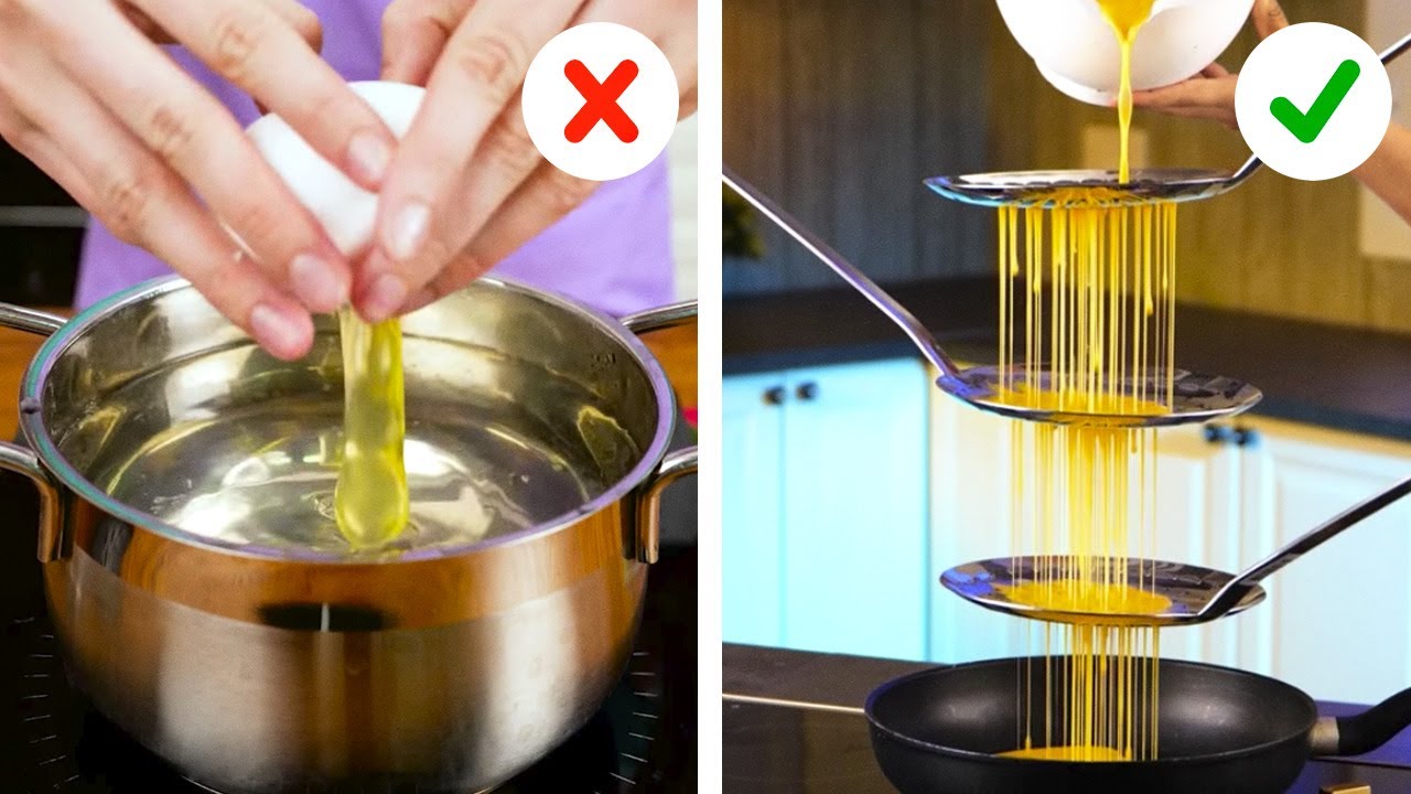 44 AWESOME COOKING TRICKS to make you like a real chef