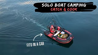 BOAT CAMPING (Catch & Cook) on the BoatWorld Carbon Pro