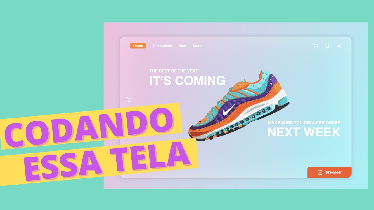Codando uma interface inspirada no pinterest - Só HTML e CSS - YouTube
