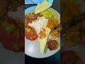 Simple lunch, full of flavor rice,veg curry,chicken fry and fish!! #delicious #kerala #uae #trending