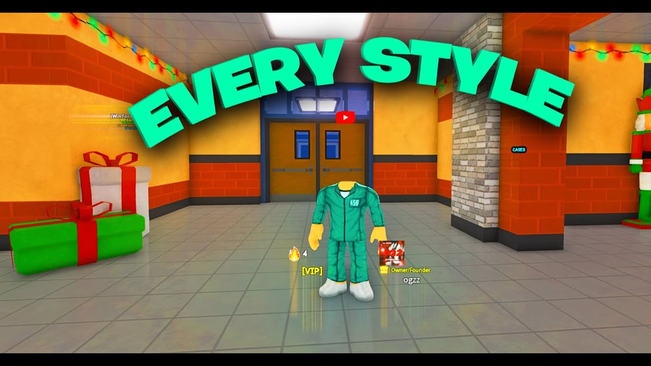 GETTING 5 OR MORE KILLS WITH EVERY FIGHTING STYLE ON FIGHT IN A SCHOOL ROBLOX! (💖NEW YEARS SPECIAL💖)