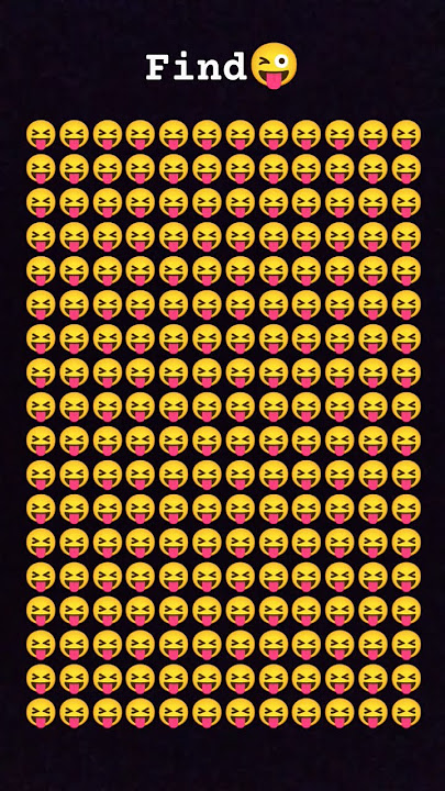 find the odd emoji#findtheemojichallenge #emojichallenge