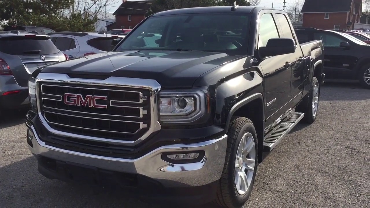 2019 Gmc Sierra 1500 Limited 4wd Double Cab Sle Black Oshawa On Stock 190291