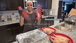 Roasted Chicken | Red Potatoes With Peppers &amp; Onions | French Beans With Andouille Sausage &amp; Turnips