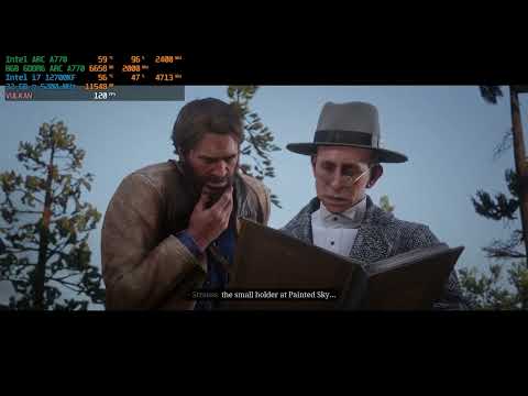 Red Dead Redemption 2 - ARC A770 + i7 12700KF