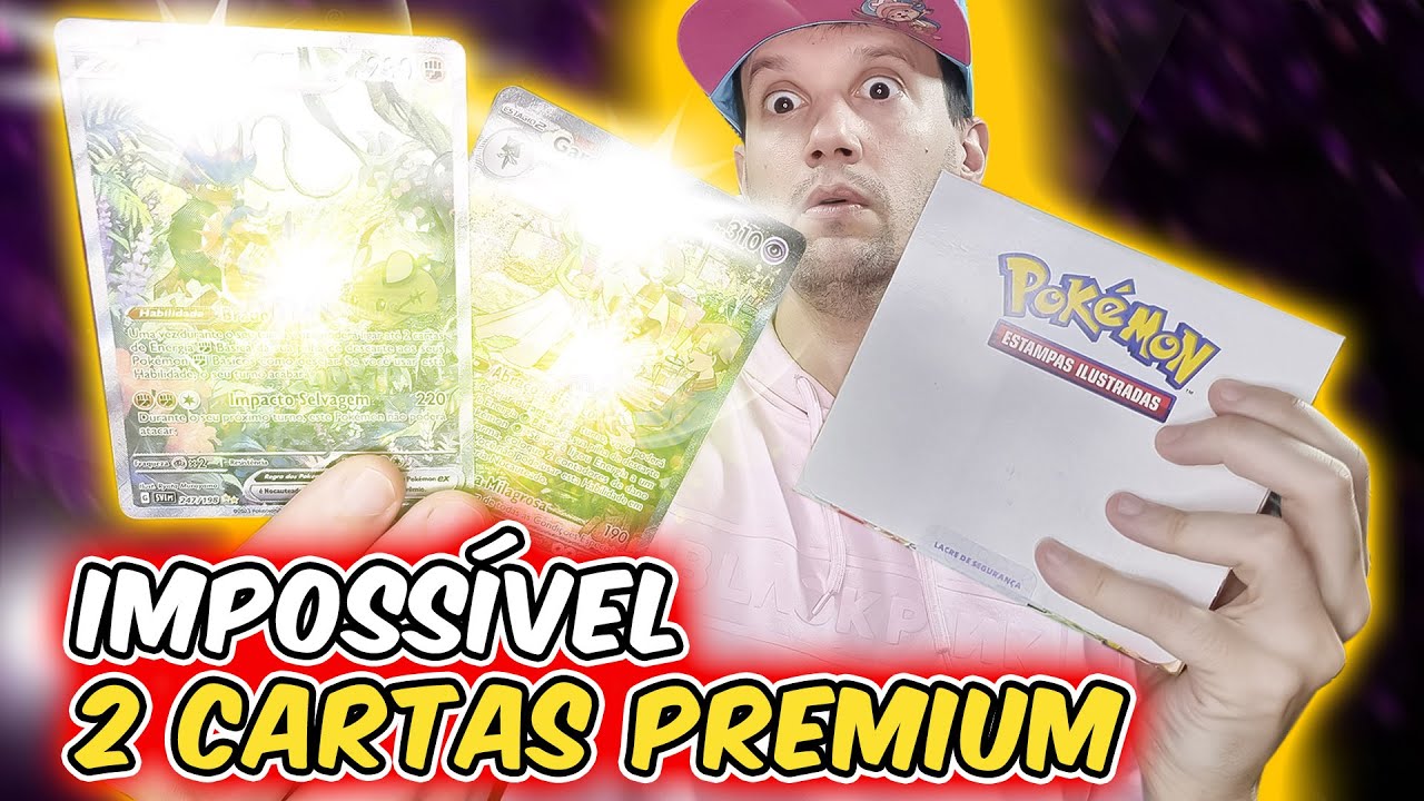 TIREI 2 CARTAS POKEMON PREMIUM! 400 REAIS | CAPITÃO HUNTER CARTAS POKEMON TCG