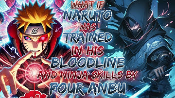 What If Naruto Was trained in his bloodline and ninja skills by four Anbu.