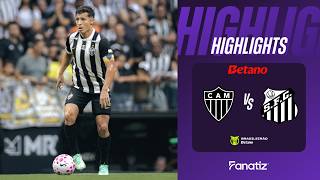 Atletico-MG vs Santos highlights (2-1) - Serie A