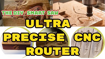 Ultra Precise CNC Router For Art Wooden Products | DIY Smart saw review| Woodworking