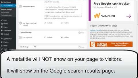 How To Build Your Tutor Website - 3-1 - Default Plugin Settings