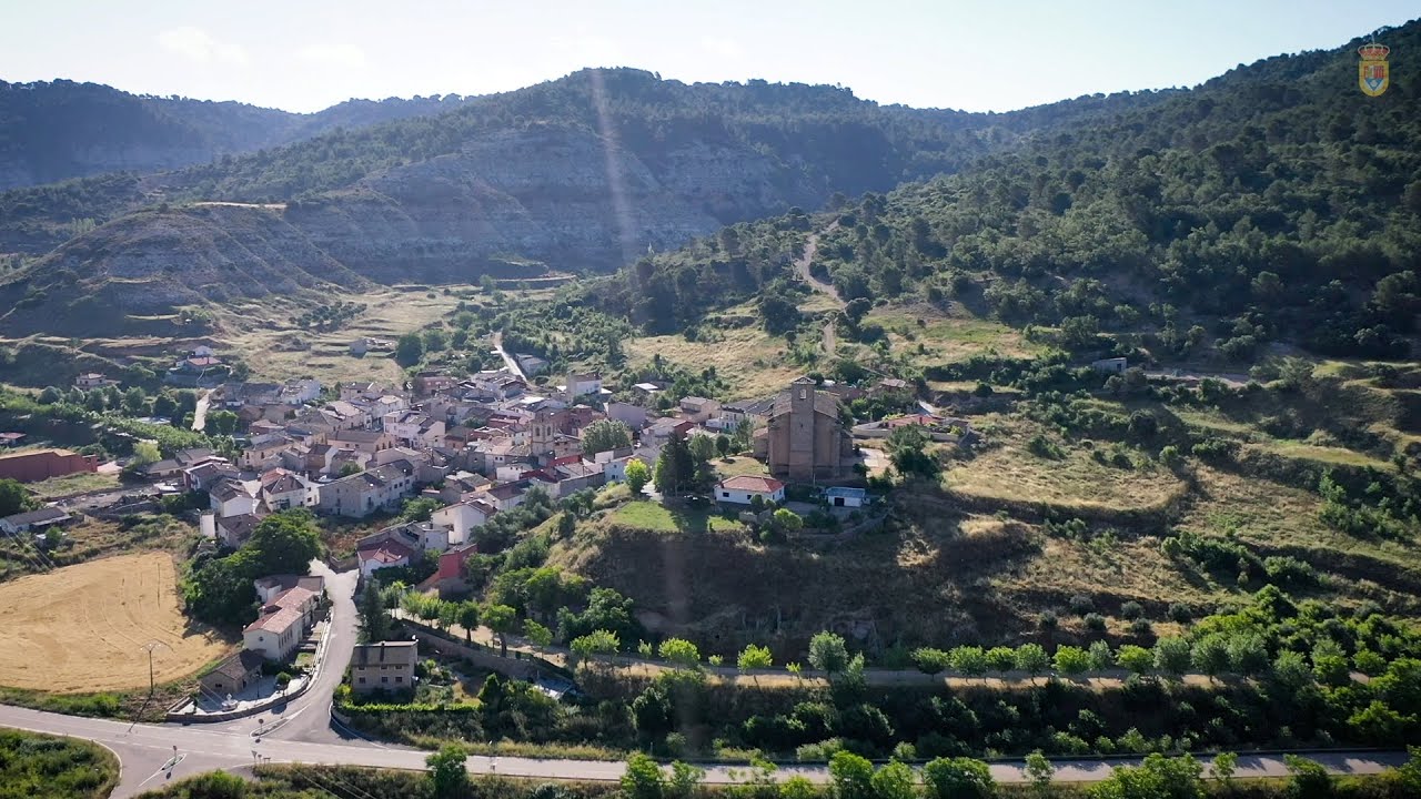 Valdeconcha, Guadalajara en 4K. Por Victorya Drone.
