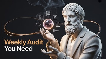 The Weekly Audit That Rebuilds Your Life