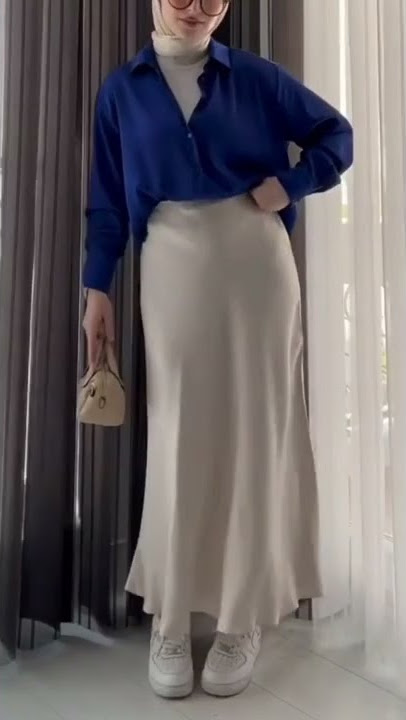Ide Outfit Rok Hijabi Sederhana 🤍 ~ Subscribe untuk info lebih lanjut #outfit #hijabistyle #muslimtiktok #shorts
