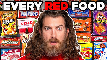 We Tried EVERY Red Food