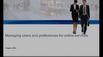 Microsoft Dynamics AX Retail: Managing users and preferences for online services