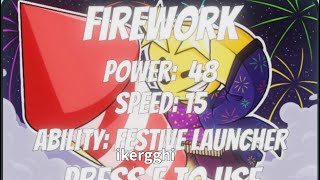 How to get firework and showcase!!