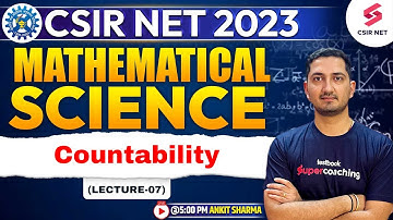 CSIR NET 2023 | Mathematical Science | Problems on Countability-7 | Ankit Sharma