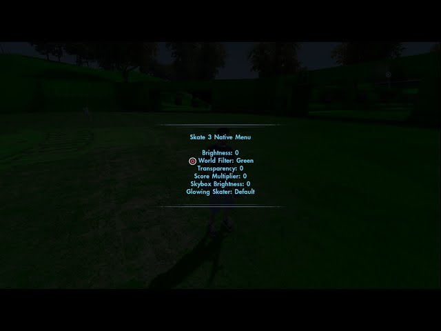 CH3AT - Skate 3 Cheat Menu (Trainer for RPCS3) 