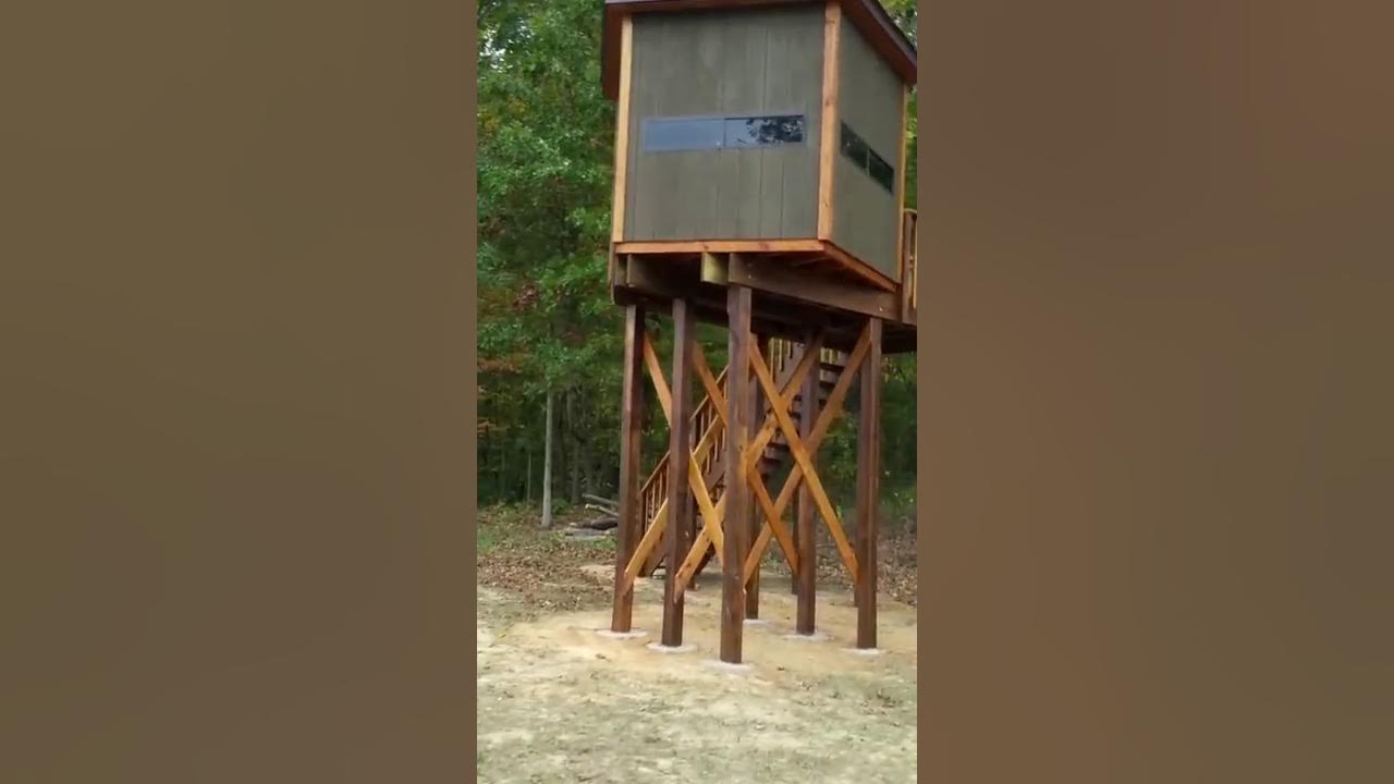 Ultimate DIY Deer Stand YouTube
