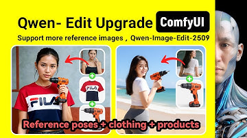 Qwen- Edit Upgrade｜Qwen-Image-edit-2509｜ComfyUI｜Workflow Download Installation Setup Tutorial