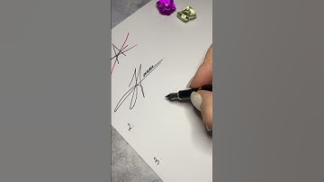 How to sign the letter A ? #viral #signature #signatureideas #names #calligraphy #art #lettering