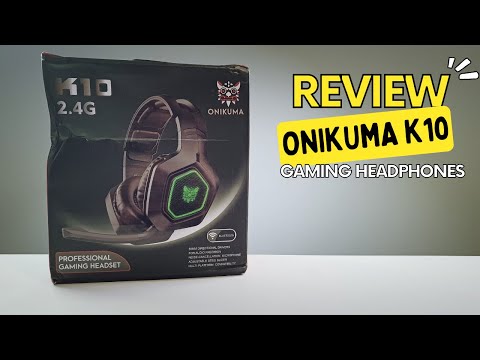 ONIKUMA K10 Headphones Review I Unboxing I Sound Test I RGB light I Gaming I Best buy 2022