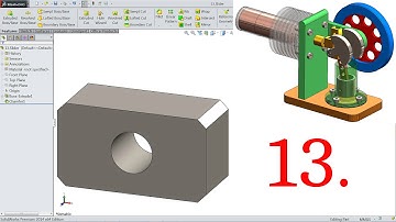 SolidWorks Tutorial | Stirling Engine | 13.Slider