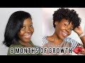 How I'm Growing Out My Tapered Deva Cut | Results Of First Silk Press In Years! Shoulder Length Bob