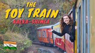 Scenic Train Ride in Indian Mountains | Toy Train from Kalka to Shimla Himachal Pradesh