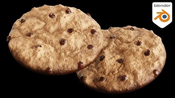 Procedural Chocolate Chip Cookie 🍪 (Blender Tutorial)