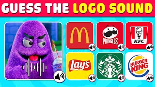 Can You Guess The Logo Sound | Grimace Shake, McDonald's | Logo Quiz screenshot 5