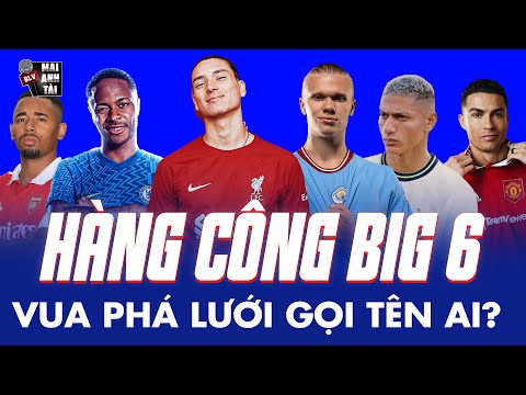 ĐI TÌM VUA PHÁ LƯỚI PREMIER LEAGUE 2022/23: HÀNG CÔNG CỦA BIG SIX AI MẠNH NHẤT?