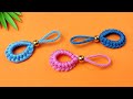 Super Easy Paracord Lanyard Keychain | How to make a Paracord Key Chain Handmade DIY Tutorial #28