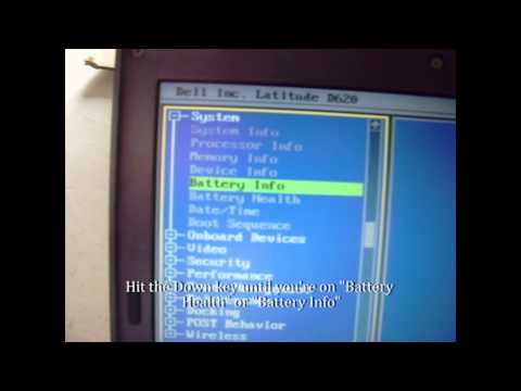 How to Reset a D620 Laptop Battery