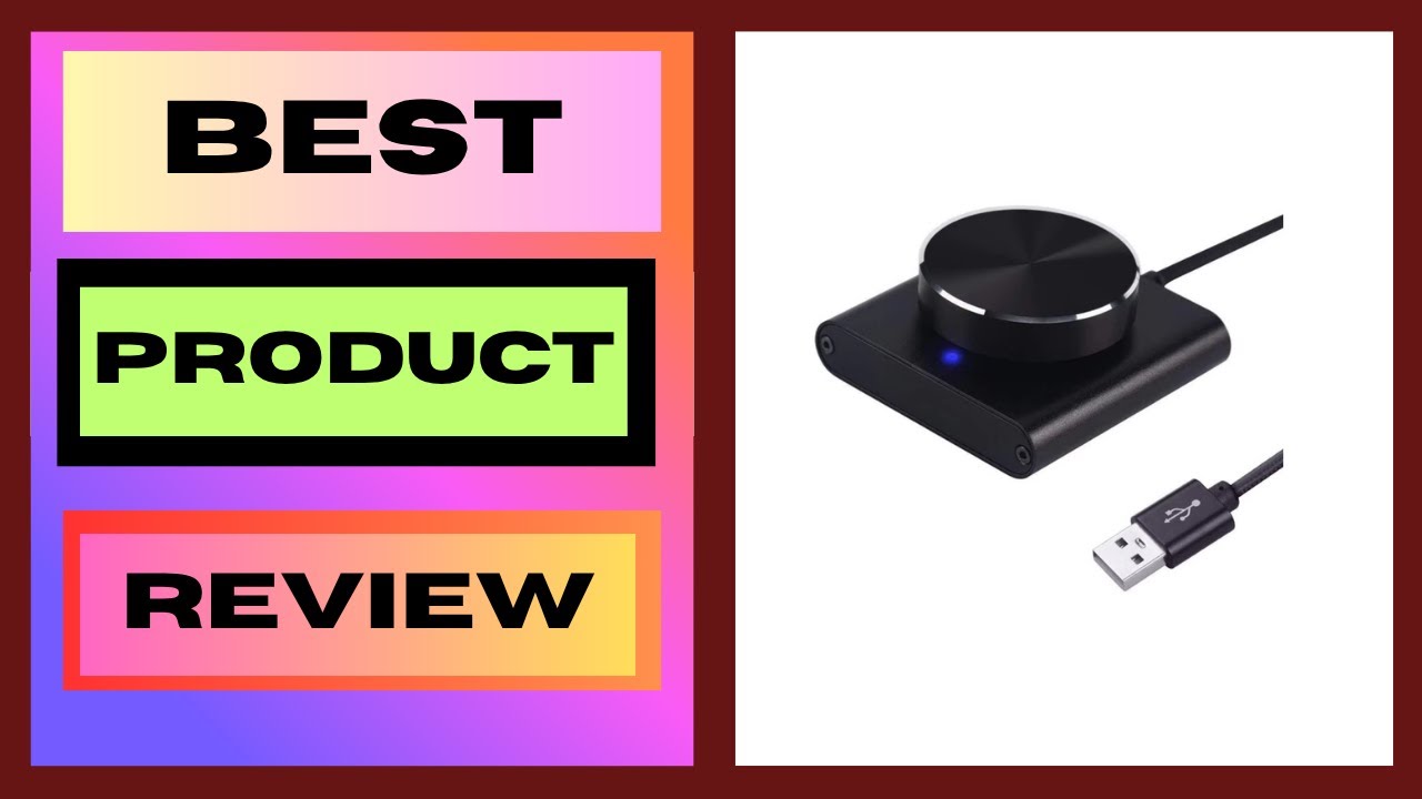 USB Computer Volume Controller PC Speaker External Audio Volume Control Knob Multimedia Controller