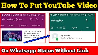 How To Share YouTube Video On Whatsapp Status Without Link screenshot 3