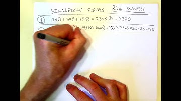 Real World Significant Figures parts 1-3
