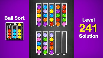 Ball Sort Puzzle Solution Level 241